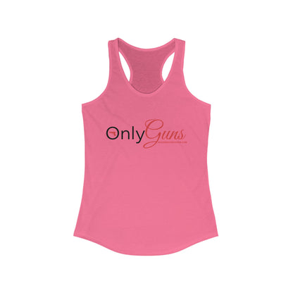 Women's Only Guns MGV Racerback Tank