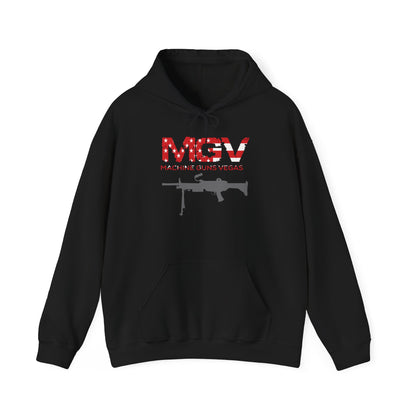 American Flag MGV Logo Hooded Sweatshirt